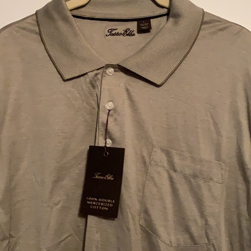 Tasso Elba Men’s Long Sleeve Polo